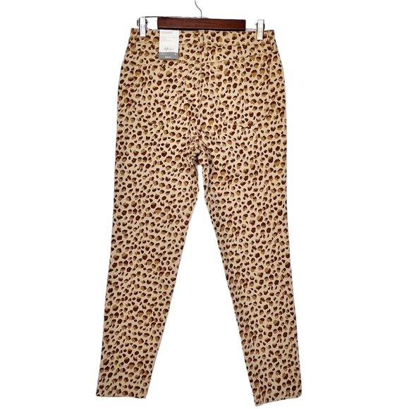 NWT Style & Co Skinny Curvy Fit Mid Rise Tummy Control Animal Print Jeans Size 4 - Picture 2 of 11